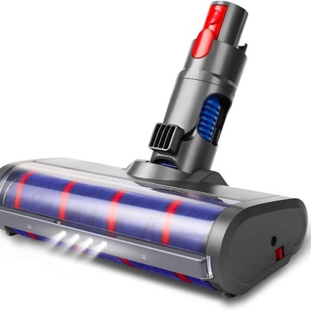 Mjuk rengöringsborste - Tillbehör till Dyson V11 V10 V8 V7 - LED-ljus KLB