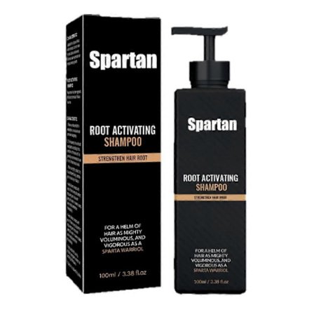 1-3x SPARTAN Root Activator Shampoo For Men - Sjampo for hårvekst for menn - Sjampo mot hårtap og tynt hår