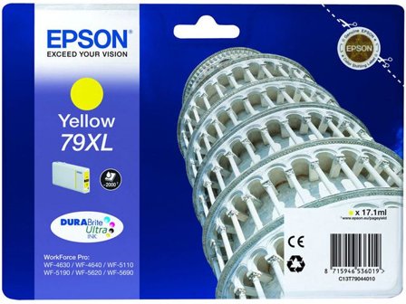 Epson 79XL - XL - gul - original - blekkpatron