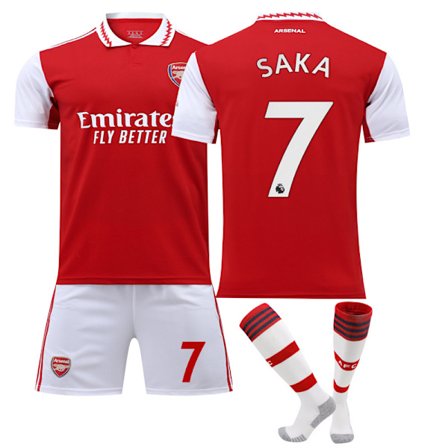 Arsenal 22 23 tröja uppsättning NO.7 Saka