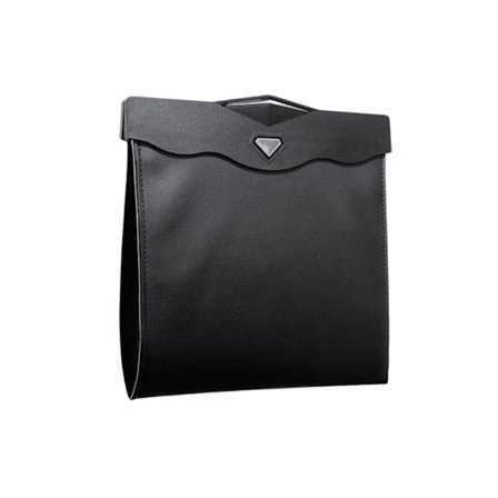 Vedenpitävä nahkainen auton CAN Magneettinen monikäyttöinen roskapussi Vedenpitävä säilytyspussi auton takaistuimelle Kestävä