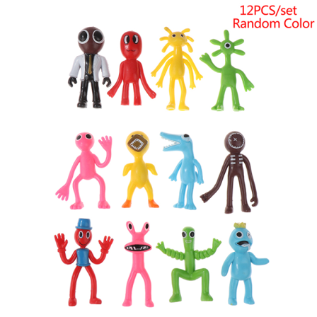 12 stk/sett Roblox Rainbow Friends Figurer Modelldukker som gave 12stk/sett