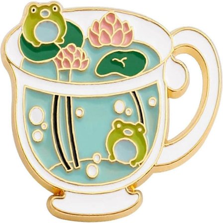 Sopp og Frosk Hard Emalje Pins - Søte Kawaii Natur Utendørs Slag Pins Badge Brosje pins for kvinner