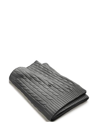 Cable Throw Grey Ralph Lauren Home