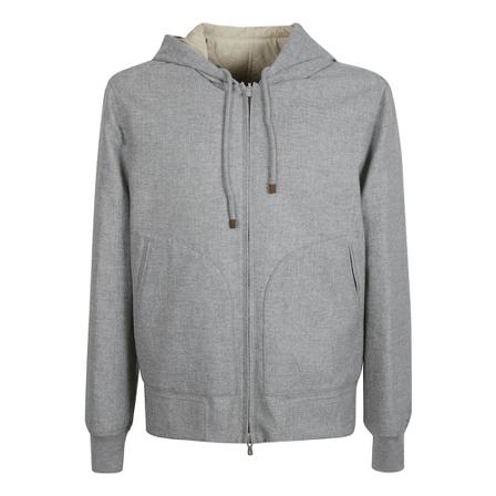 Brunello Cucinelli, Sweater Grijs, Heren, Maat:M