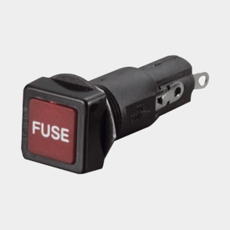 Držák pojistky pro elektrické panely, vertikální, 5 A