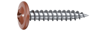 Ejot 905206 Monteringsskrue 4,2 x 14 mm, Ejofix-M brun 8017, 500-pakk, Innfesting