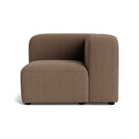 Milo hjørnemodul, højrevendt - Nordic Brun - 100x100x72 - Sofa