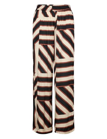 Sc-Roja Bottoms Trousers Straight Leg Multi/patterned Soyaconcept