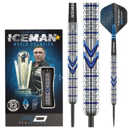 Red Dragon Darts Gerwyn Price Midnight Edition Steel Tip Darts 23g