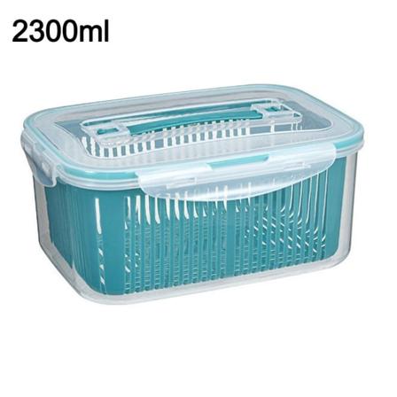 Frugtopbevaringsbeholder Grøntsagsopbevaringsbeholdere 2300ML 2300ML 2300ml