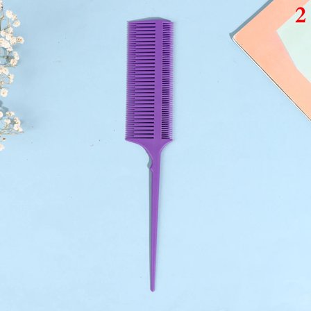 1/2 st Professionell Vävning Slingor Foliering Hårkam Svans Pro-Hårfärgning Kam Vävning Klippning Hårkammar Hårborste