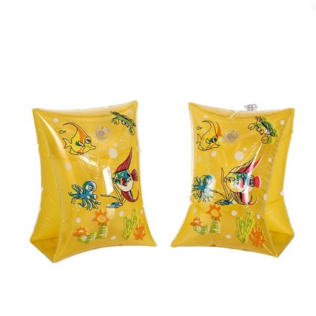 2x puhallettavat käsivarsinauhat kellukkeet KELTAINEN LAPSI LAPSI