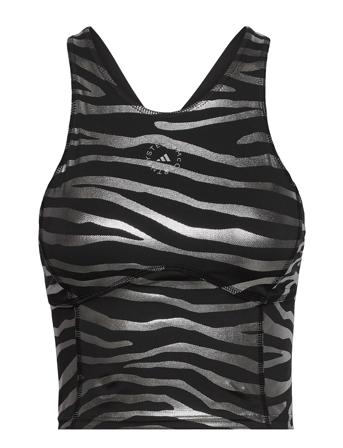 Print Crop Top W Black Adidas By Stella McCartney