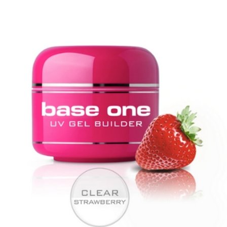 Base one - Aroma - Strawberry clear 15g UV gel