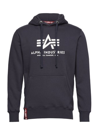 Alpha Industries Basic Hoodie Bl - Navy - M