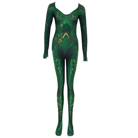 Damefilm Aquaman Mera Queen Cosplay-kostymebody L S