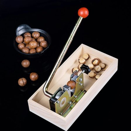 2023 Ny Manuel Nøddeknækker Justerbar Rustfrit Stål