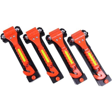 Bil nödutrymning fönsterbrytare och säkerhetsbälte Cutter Hammer, 4 Pack