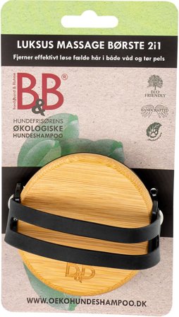 B&B Luksus Massagebørste 2-1, Tøj & Bolig, Tilbehør Til Kæledyr, Hundebørster