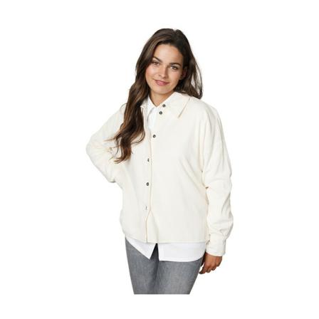 Drykorn Cloelia , Beige , Dames , Maat: M Longsleeve shirts