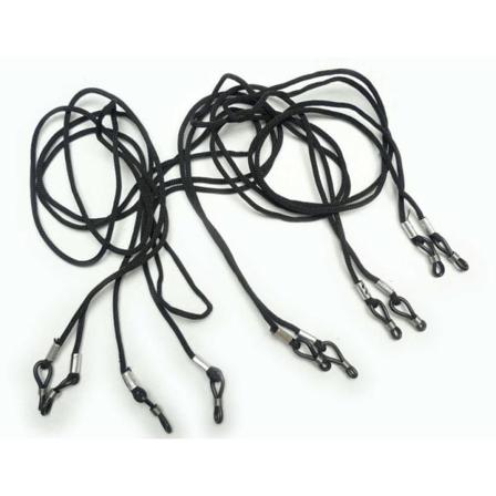 5-pack Senilsnöre/glasögonsnöre Svart