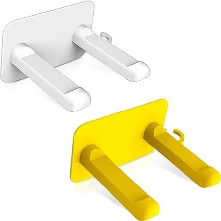 TG 2-pack självhäftande hårfönhållare - Väggmonterad hårfön Holde