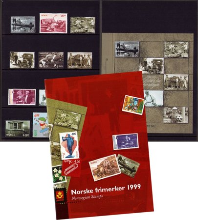 Norge - Årsmappe 1999 - Postfrisk