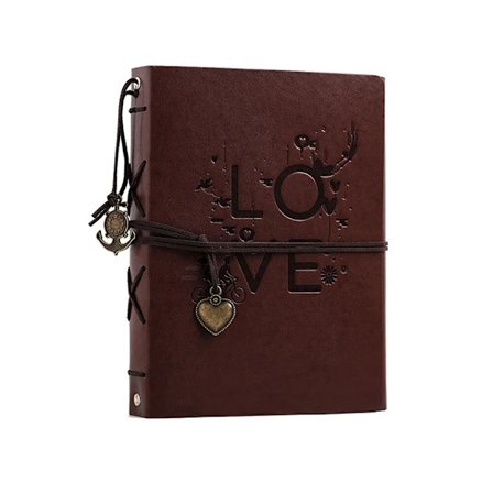 Scrapbook Album Läder Fotoalbum Scrapbook Album Stort handgjort rese Scrapbook DIY Album för jubileum, bröllop, baby, vänner, familj, parpresent