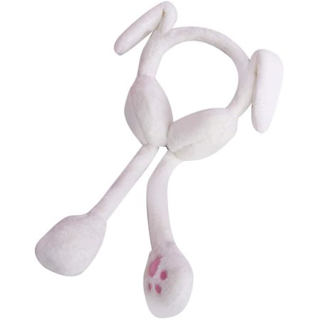 Kaninöron Vinterplysch Kaninöron Huvudband Kanin