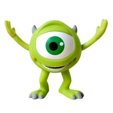 Monsters University Mike Wazowski Mr Q Rahapurkki Säästölipas PVC Toimintahahmo Mallilelut