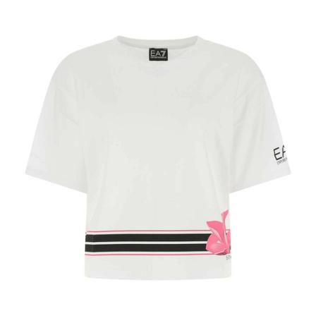 Emporio Armani Ea7, T-Shirt Wit, Dames, Maat:XL