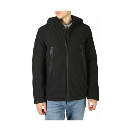 Superdry - Regnjackor - Svart - Herr - Storlek: M, Herr, Storlek: M