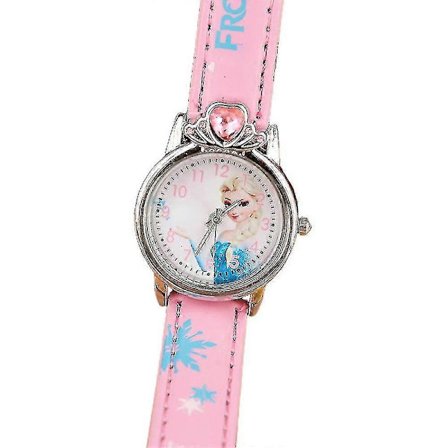 Frozen Elsa Dronning Barn Jenter Klokke Quartz Analog Klokke Tegneserie Armbåndsur tao (FMY) Rosa