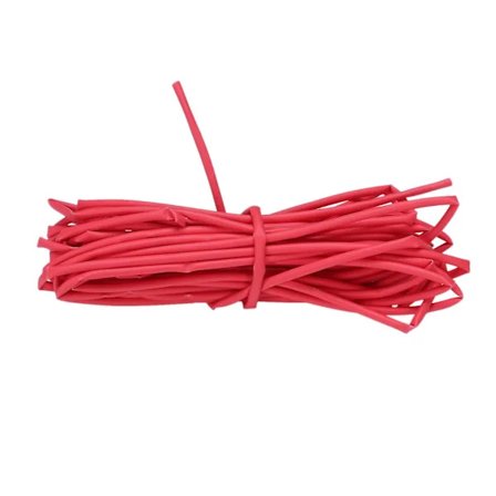 Tråd Wrap 1mm Dia Röd Krympslang Krympslang 4M