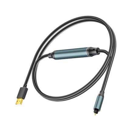 24Bit USB till Optisk Ljudadapter USB till Optisk Ljudadapter Fiber SPDIF
