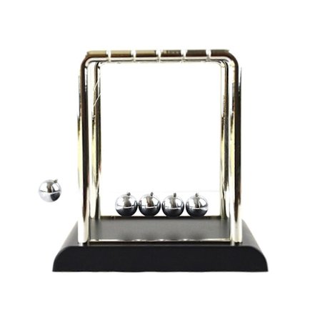 Experiment Newton Pendel Slitstark Klassisk Metall Experiment Newton Vagga för Fysik på Gymnasiet