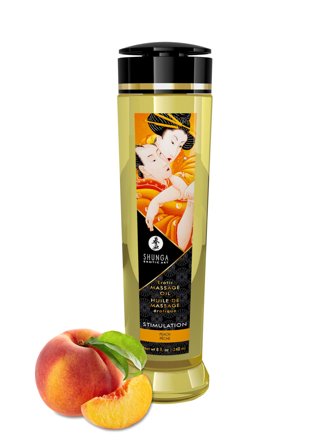 Shunga Massage Oil Stimulation Peach 240ml