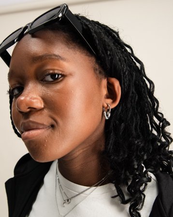 RYVLS heart earring Couleur argent Bijoux Fille - Kids Brand Store