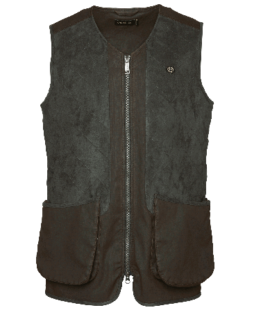 Chevalier Vintage Dogsport Vest Men Leather Brown