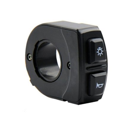 Cykel litiumbatteri modifieringstillbehör 2-i-1-omkopplare DK21-1S Mountainbike Scooter strålkastare omkopplare