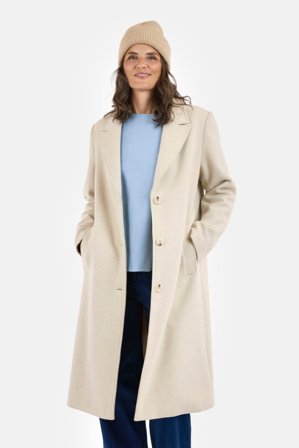 B. COPENHAGEN - Uld Frakke - Sand Melange