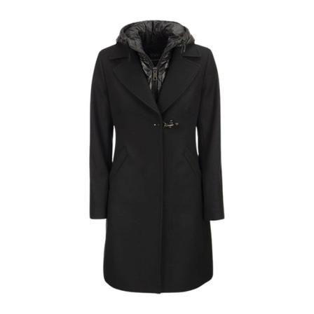 Fay Down Coats Sort, Dame Parka