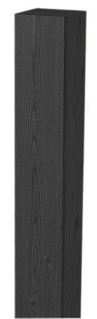 Jabo Horizont 3688 Stolpe svart, RAL9005, 70 x 70 x 1100 mm, Utemiljö