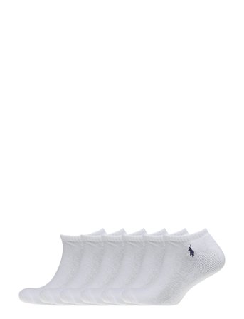 Polo Ralph Lauren Cushioned Low-Cut-Sock 6-Pack - White - ONE SIZE