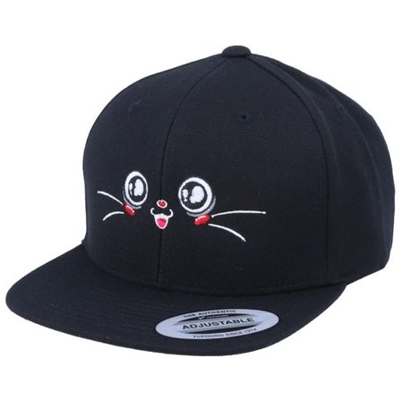 Kiddo Cap - Svart snapback Keps - Kids Happy Eyes Black Snapback @ Hatstore