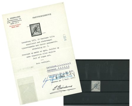 Luxembourg - Tjeneste - 1875