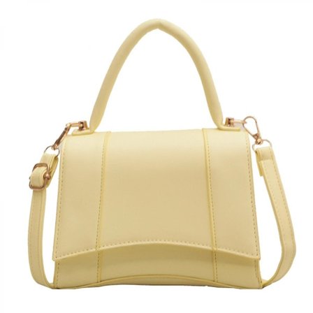 Mordely Hourglass Shoulder Bag Tote Bag Magnetic Buckle Crossbody Bag Summer Handbag For Women And Girls Yellow