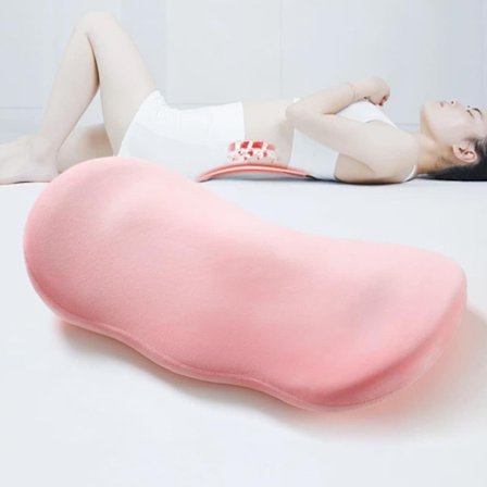 Rygpude med ryglæn til kontorstol og bil - Ergonomisk lændepude_TF_TF