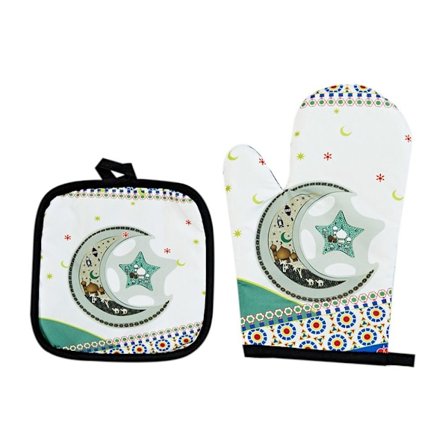 Bakhandskar mot värme Eid Mubarak Ugnvantar STYLE J STYLE J